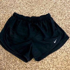Black Nike dri fit running shorts
